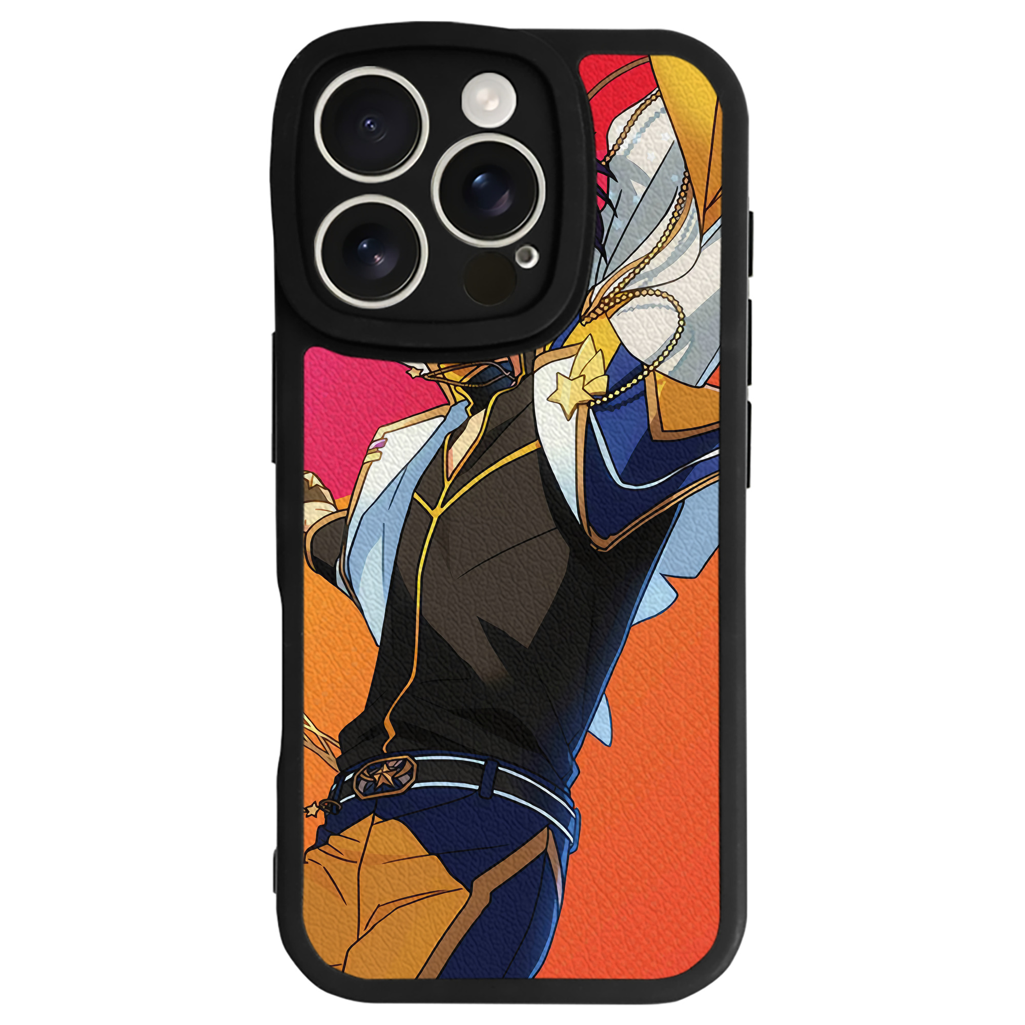 （画像用） あんさんぶるスターズ! Ensemble Stars 【iPhone 16シリーズ対応】シリコンスマホケース（レザー調） 材質：シリコン